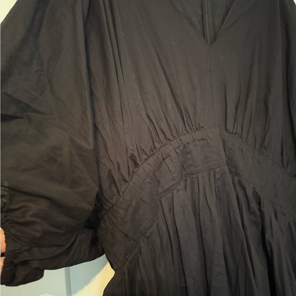 Banana Republic Black Belted Midi Dress - Picture 4 of 5